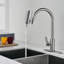 Système de filtration d'eau moderne en acier inoxydable 304 - Purificateur de robinet à double sortie avec 4 cartouches filtrantes, filtration d'eau de cuisine à haut débit pour boire et laver, finition argent brossé