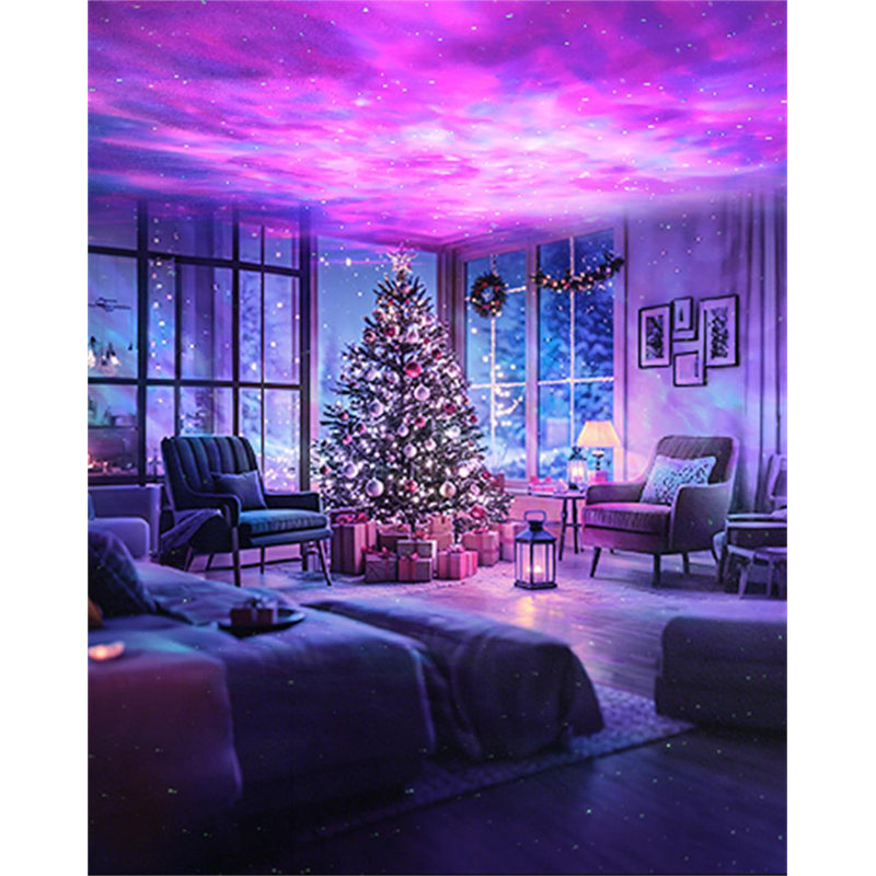 LED Starry Sky Galaxy Projector, Night Light with Remote Control & Timer