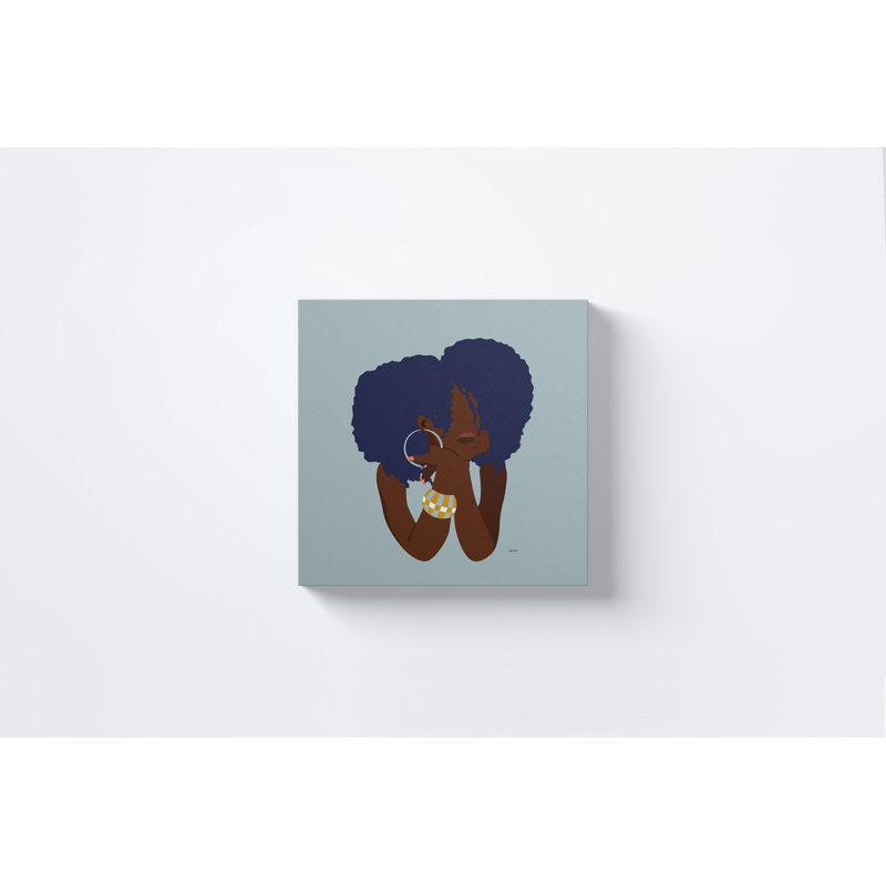 «Precious - African American Woman» par Ify Ojo, impression sur toile tendue, H 32 po x l 32 po x P 3 po