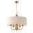 Eronim 5 - Light Steel Dimmable Drum Chandelier