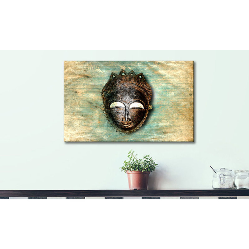 White Eyes - Wrapped Canvas Print, 80 cm H x 100 cm B, Leinwand