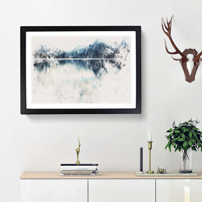 Lake McDonald Montana Watercolour - Wall Art