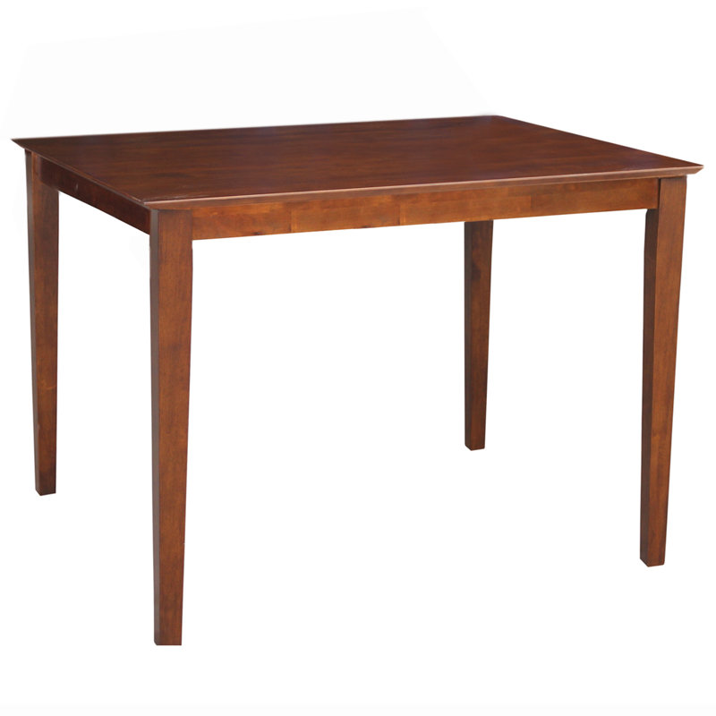 Table à manger en bois massif Calumet Heimann, Espresso, H 36 po x L 48 po x l 30 po