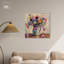 Vase de fleurs colorées sur toile Vase Glam Art par Art Remedy-104344484-104344488