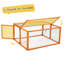 Poulailler portatif Coaxum, panneau solaire verrouillable-86128084