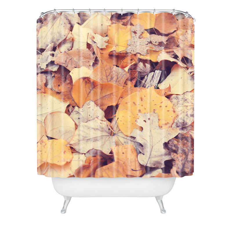 Rideau de douche à feuilles simples
