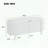Modern Oval Chenille Storage Bench with Metal Legs-1980451826