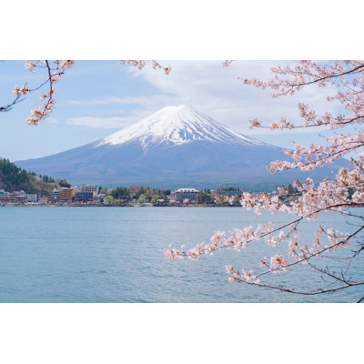 Fairborn Mount Fuji From Kawaguchiko by TayaweeSupan - Wrapped Canvas Print