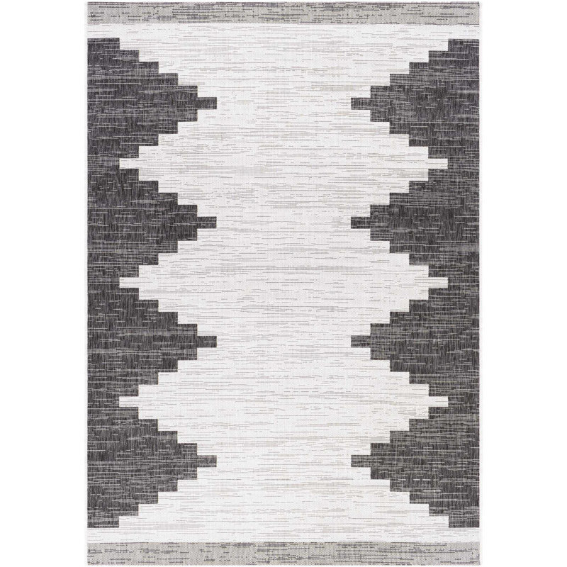 Mortimer Southwestern Indoor / Outdoor Rug, Rectangle 4'3" x 5'11"