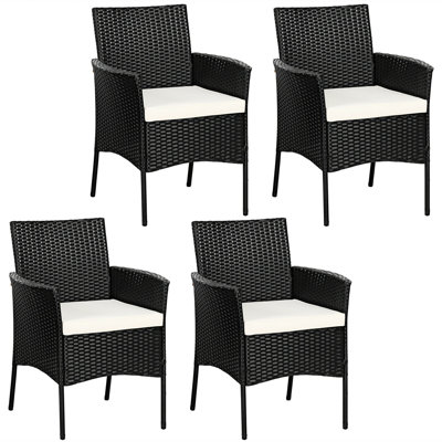 Chaise de patio avec coussin