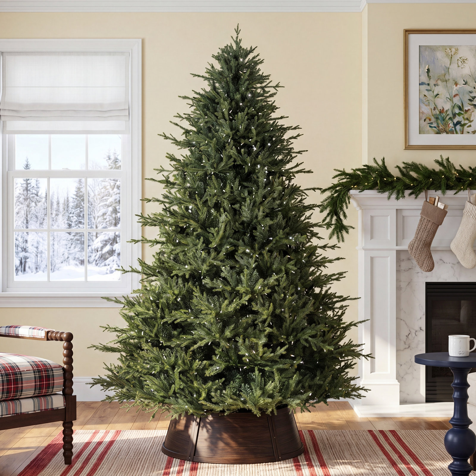 Pre-Lit Fraser Fir Christmas Tree, 8.5' H