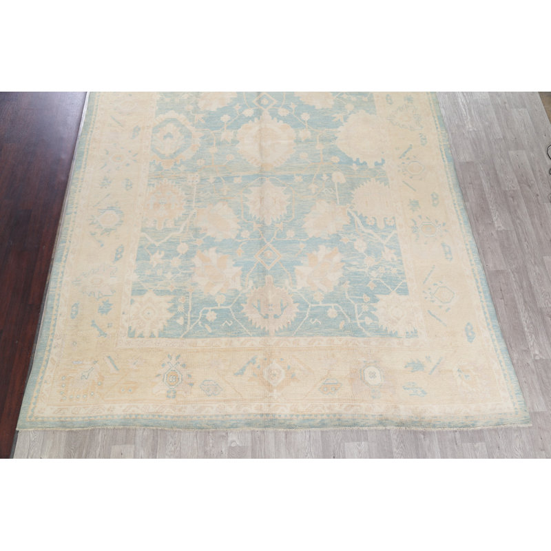 Tapis de la zone en laine 10 pi 1 po x 13 pi 10 po one-of-kind-noué la main VanVleet