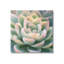 «Green Succulent Petals On Canvas» par Amy Hall, peinture-93921655-93921656