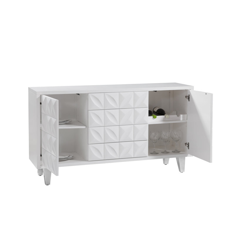 Pujol 60'' Solid Wood Sideboard