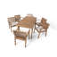 Ensemble de table de patio en bois d'acacia-905183361-905183360