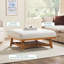Grand repose-pieds rembourré Modern Farmhouse-1714997193