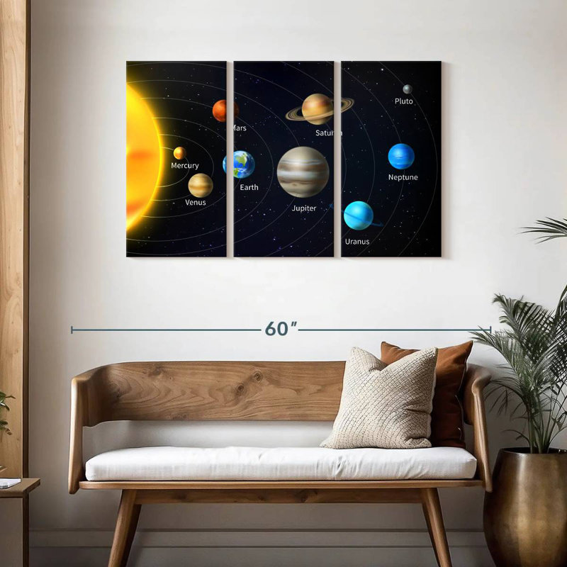 Oberle Amazing Solar System, 28" H x 45" W