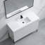 Meuble-lavabo simple 48 po avec plateau en résine Larnelle-102740994