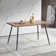 Metal Base Dining Table