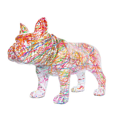 Lurae Expressionist Standing Bulldog - 14" long
