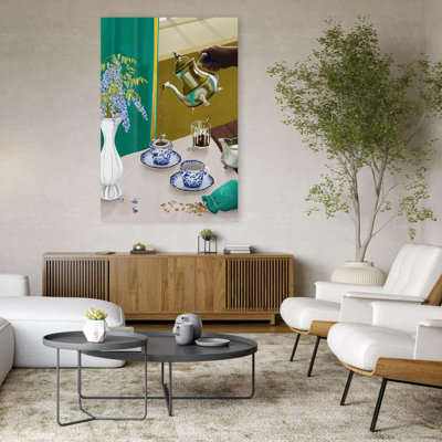 «I Despise English Tea», art mural rétro