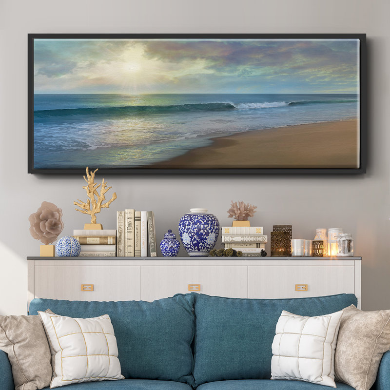A Long Walk, reproduction d'art sur toile, H 20 po x l 50 po x P 1,5 po, Noir