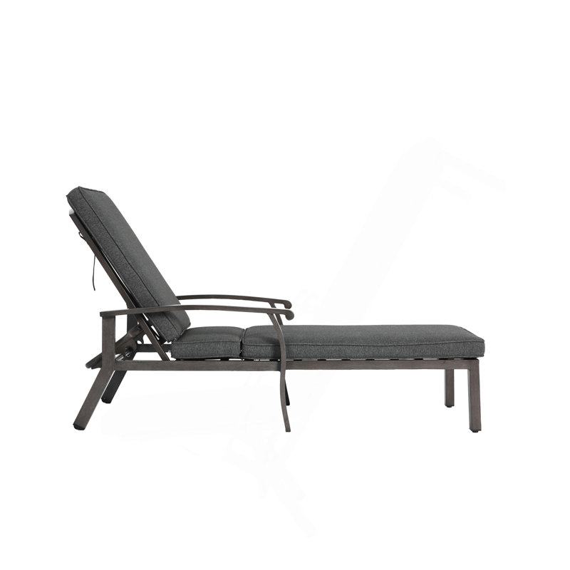 Méridienne en aluminium coulé, Gris