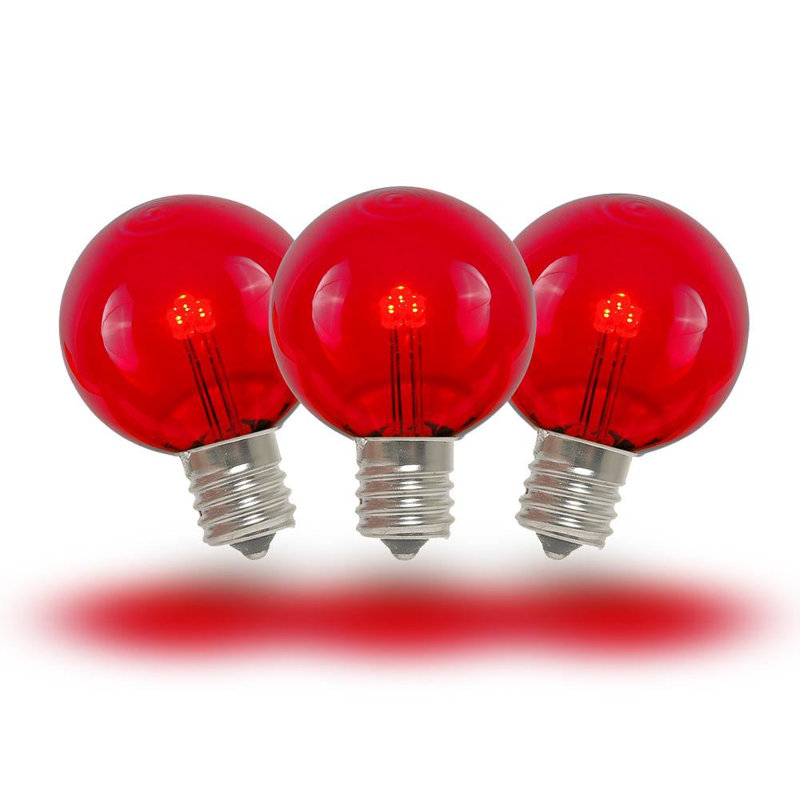 Ampoules à DEL G30, Rouge