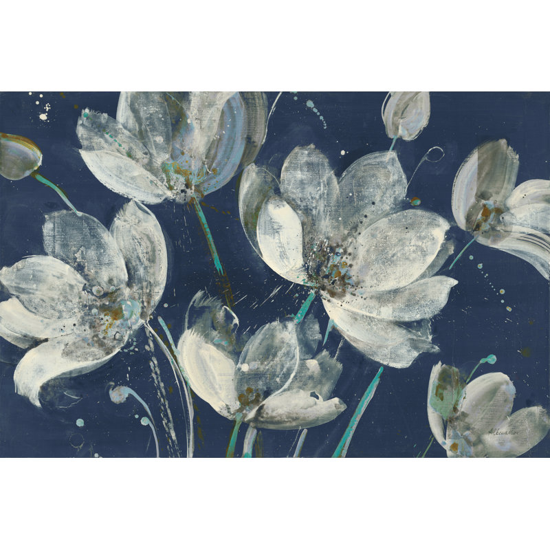 Jardin translucide avec bleu clair, H 48 po x l 32 po x P 1,25 po