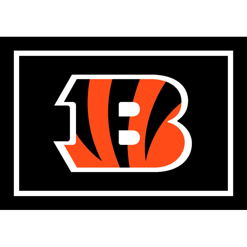 Rug, 7'8" x 10'9", Cincinnati Bengals