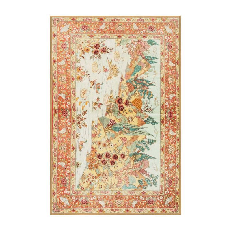 Oriental Indoor Rug, Rectangle 5' x 8'
