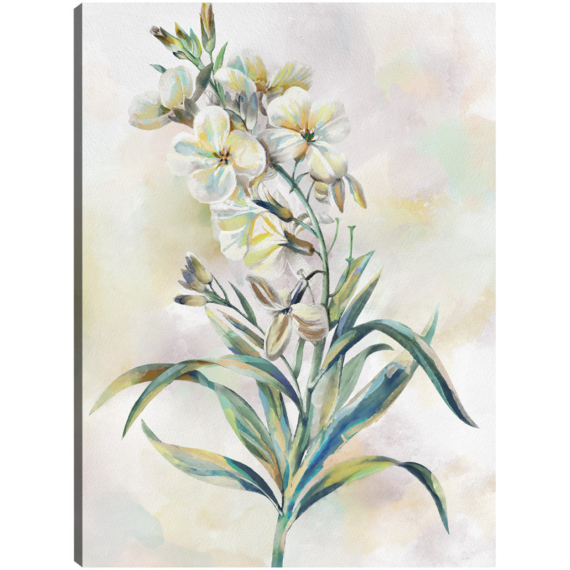 Botanical Whispers III Floral Canvas Art Print