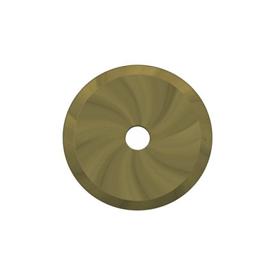 Plaque de base pour boutons Deltana BPRK125U5, 1-1 / 4 po de diamètre, en laiton antique