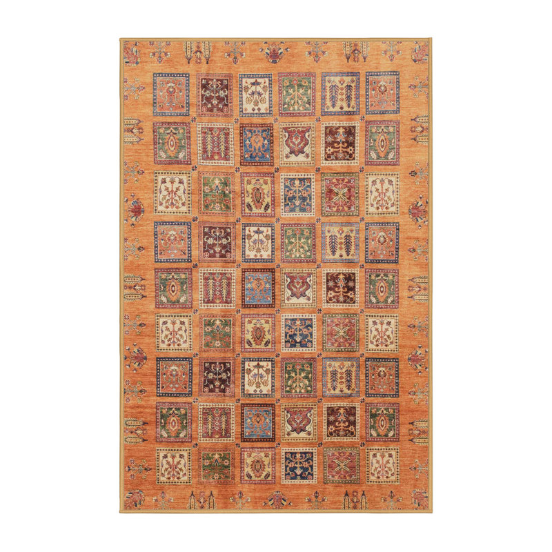 Abstract Indoor Rug, Rectangle 7' x 10'