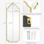 Miroir incliné en métal Lilith-101929824-87144386
