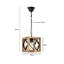 Luminaire suspendu carré à 1 lumière Lowther-874613163