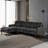 L-Shaped Sofa with Padded Cashmere: Multi-functional Design, Modern Luxury Appearance-1063089020