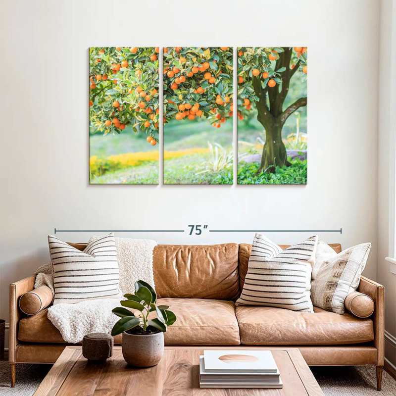 Harnek Orange Tree, 36" H x 57" W