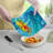 Chop Chop Blue Fluidity 1 Pack Designer Flexible Cutting Mat 15 Inch By 11.5 Inch