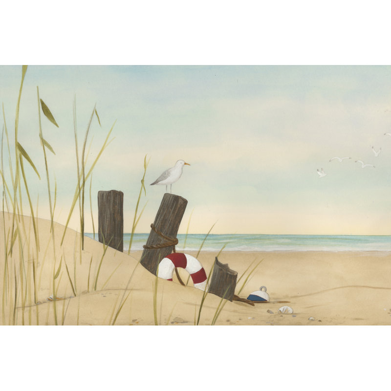 Seaside Dunes I - Wrapped Canvas Print, 30cm H x 46cm W