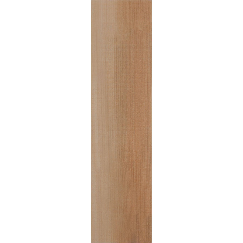Corbeau Carmel, H 14 po x l 3,5 po x P 6 po, Lisse, Cèdre rouge