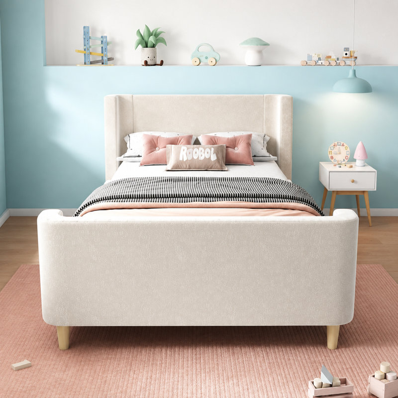 Bed, Beige