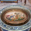Porcelain Oval Tray With Bronze Ormolu Wild Breeze
