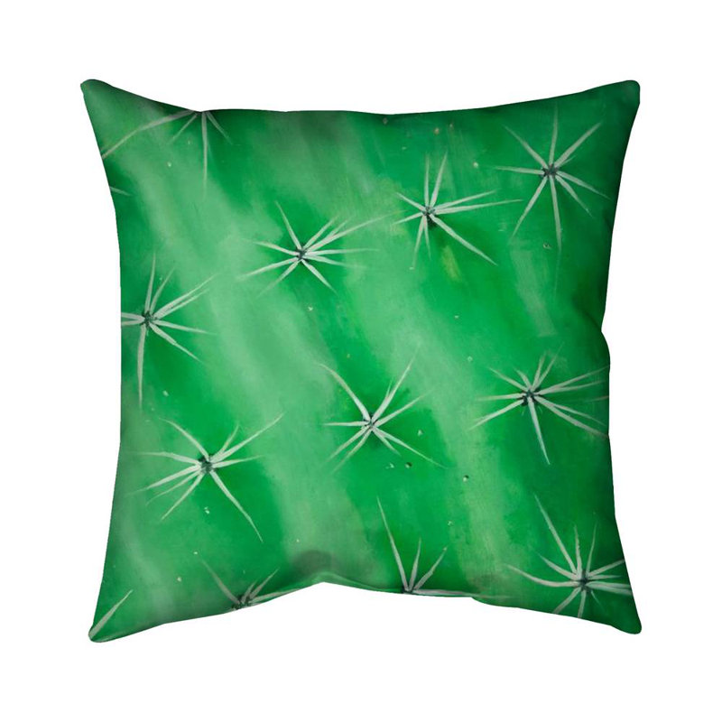 Cactus closeup - 26"x26" Throw pillow - Poly twill - Print on demand