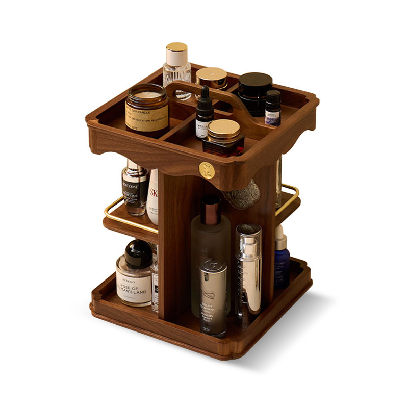 Boîte de rangement rotative pour cosmétiques