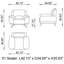 Fauteuil de 43 po de largeur-69725847