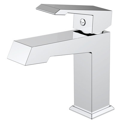 Single-Hole Single-handle Bathroom Faucet with Drain Assembly