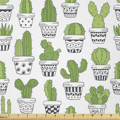 Csongor Succulent Spiky Cacti Pots Exotic Houseplants Multi-Purpose Fabric