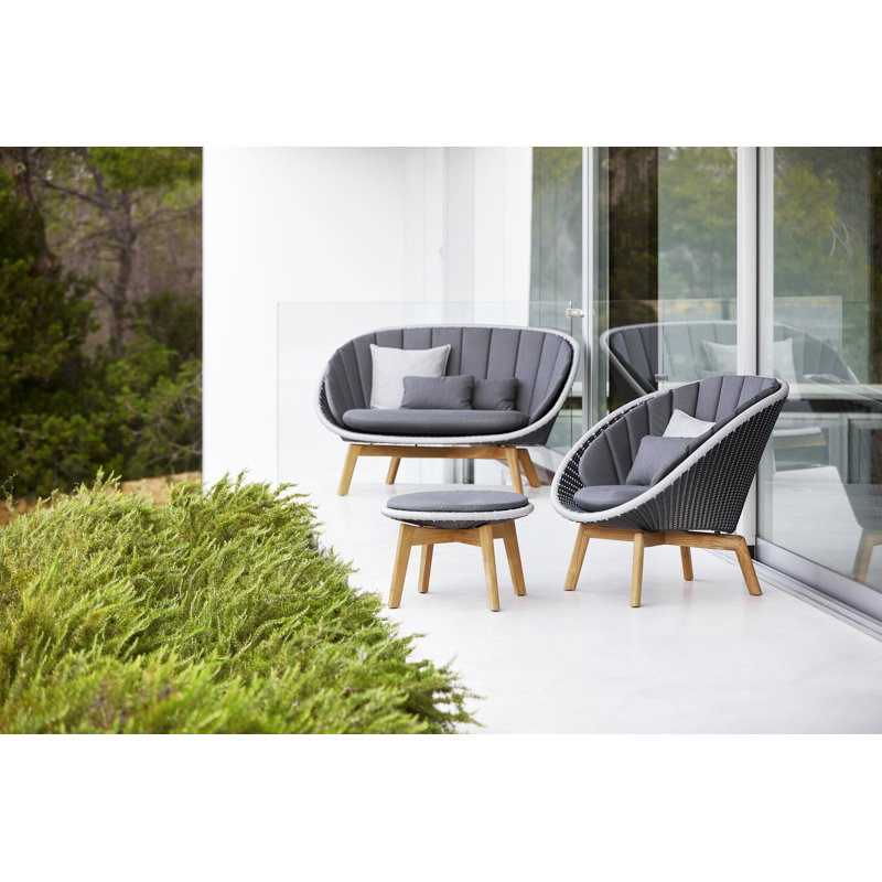 Teak Outdoor Ottoman