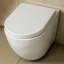 White Stone Derby LPF Round Wall Mounted Kit (Seat Included)